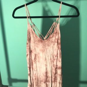 Pink tie die dress 💙